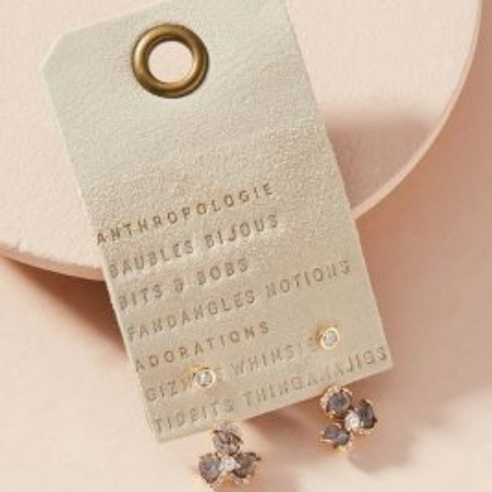 Anthropologie Windmill Front-Back Earrings - Picture 4 of 4